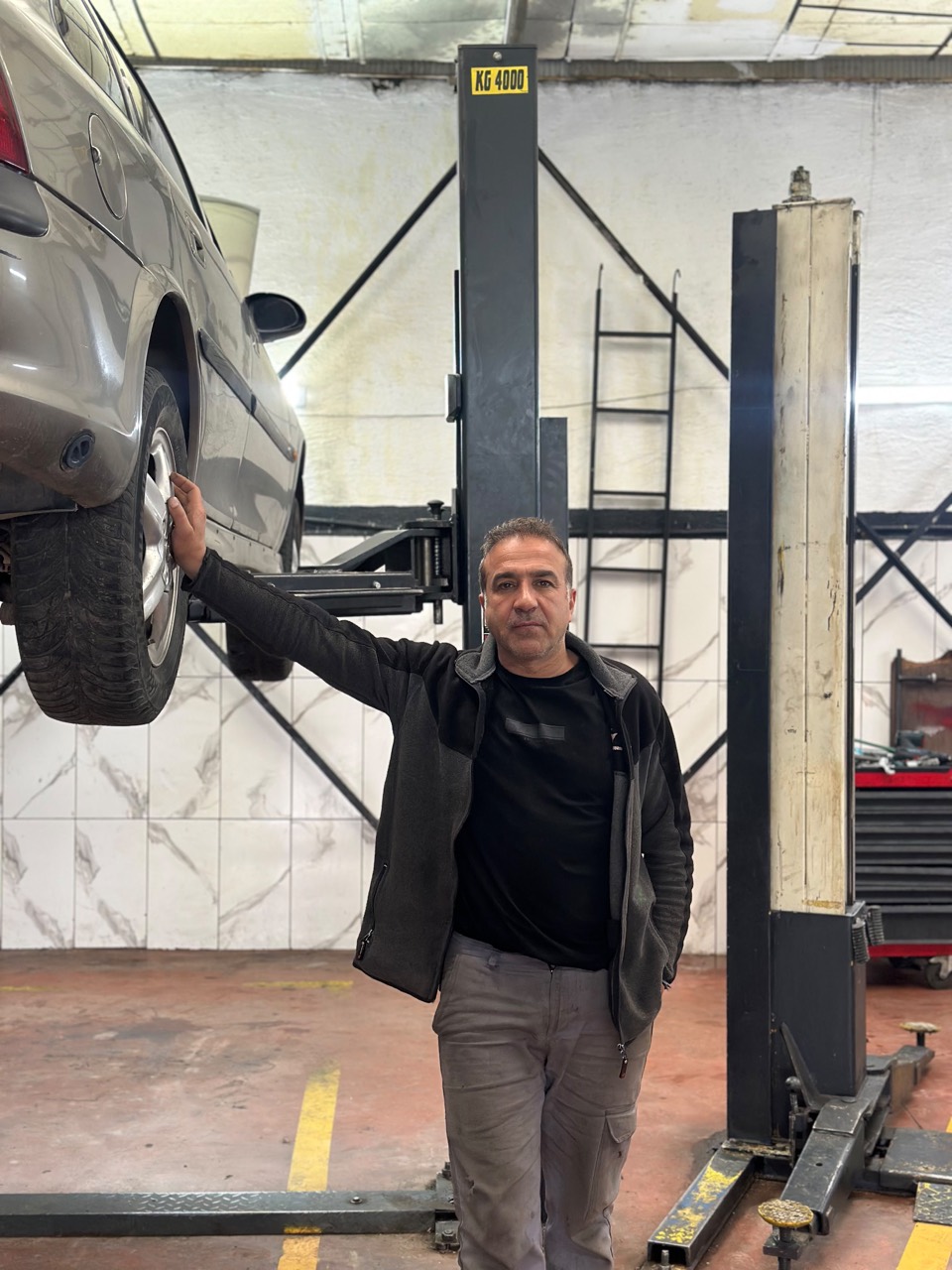 Tuncay Usta servis alanında